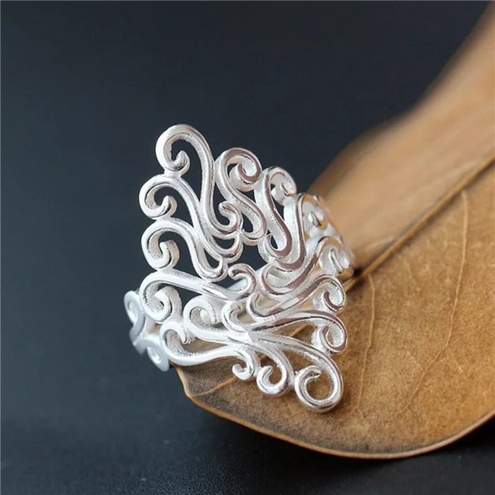 💎✨ 925 Silver Statement Ring - Picture 4 of 6